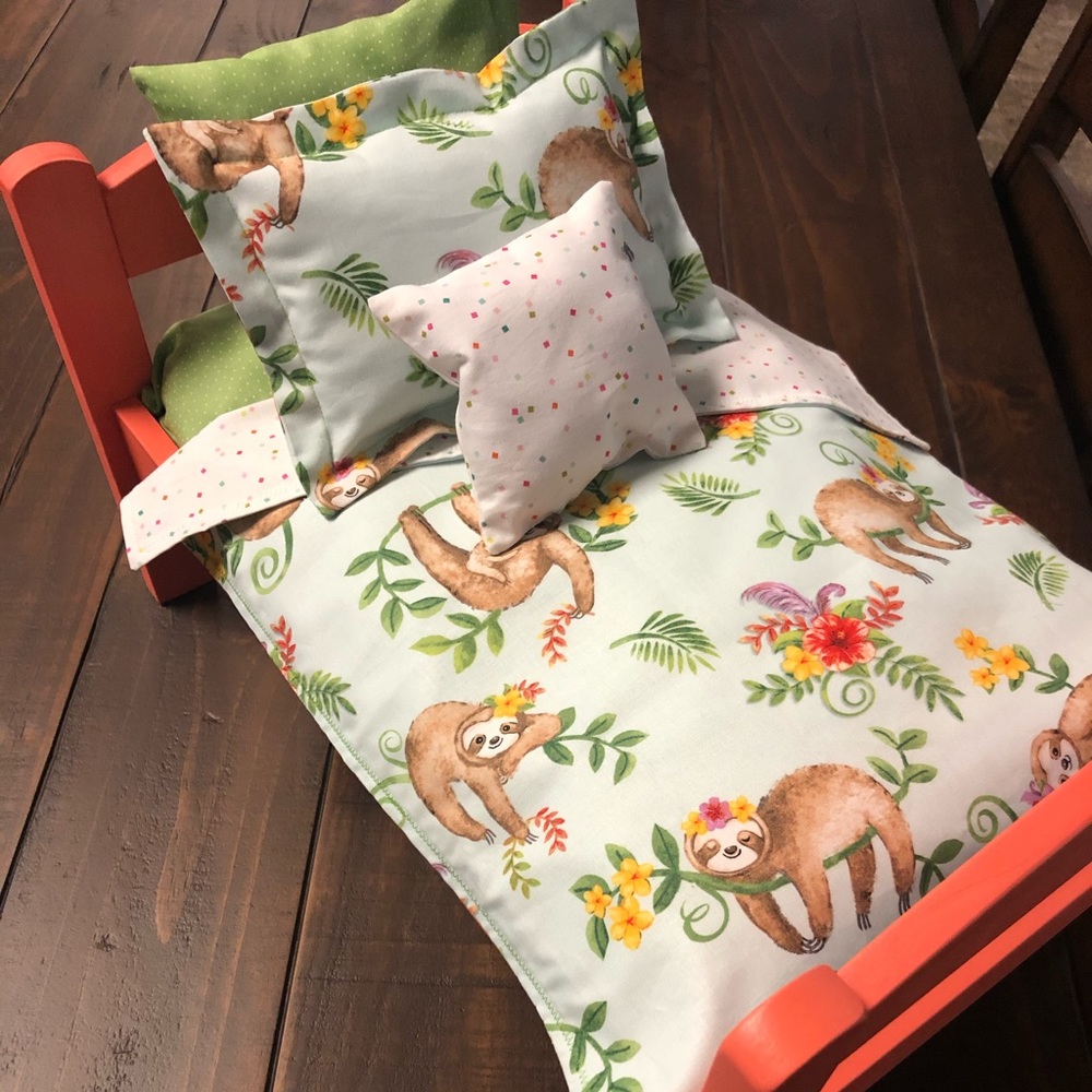 Custom bedding set for your 18” Dolls